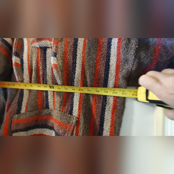 Vintage Gallegos Mexican Poncho XL - Picture 5 of 7